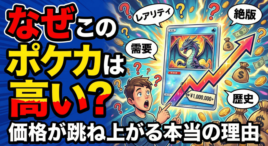 なぜこのポケカは高い?価格が跳ね上がる本当の理由